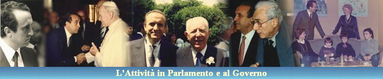L'Attivit in Parlamento e al Governo