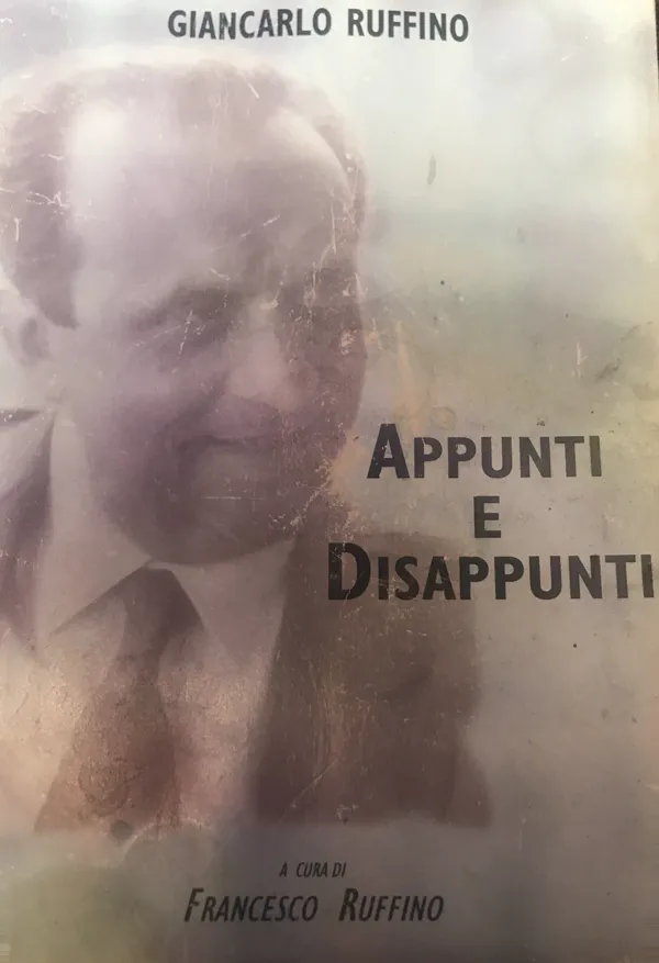 La copertina di «Appunti e Disappunti»: Giancarlo Ruffino, a cura di Francesco Ruffino